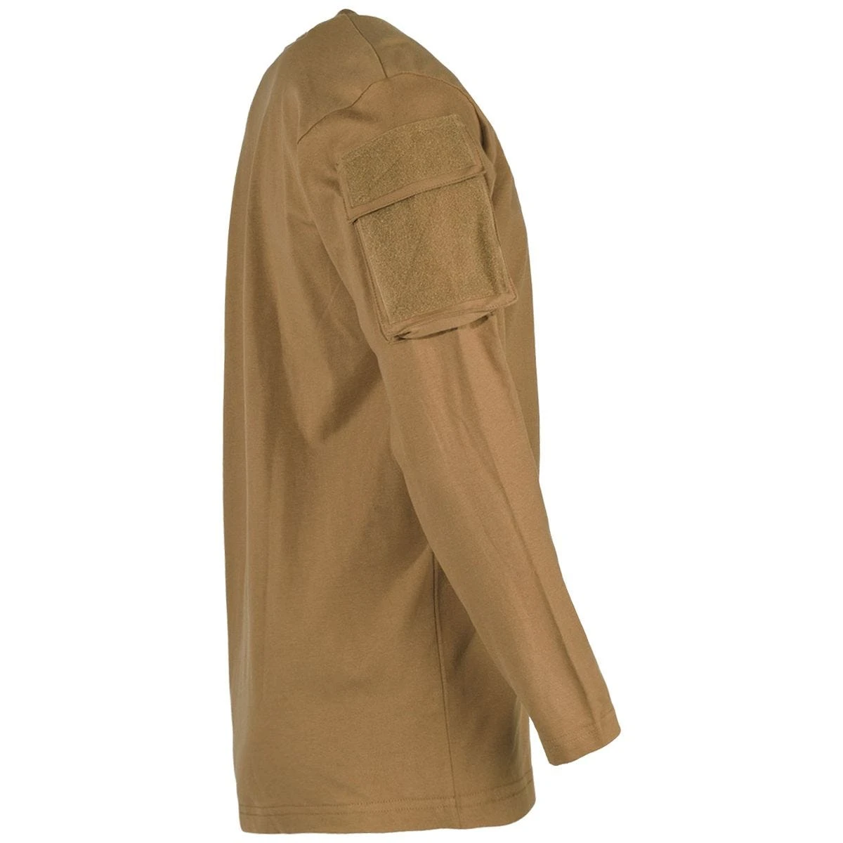 MFH US Long Sleeved T-Shirt With Sleeve Pockets Coyote 3 MFH US Long Sleeved T-Shirt With Sleeve Pockets Coyote - Image 3