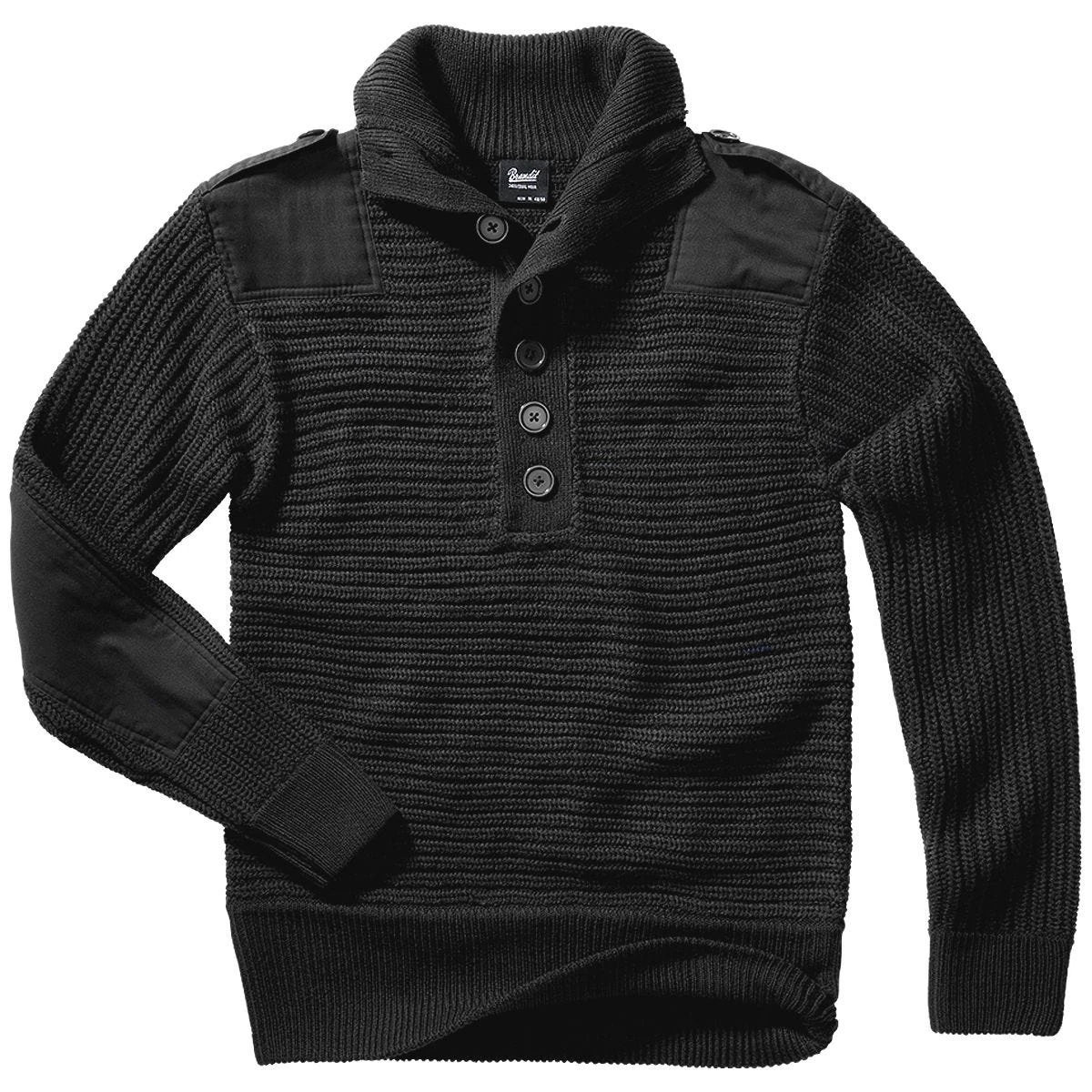 Brandit Alpin Pullover Troyer Black 1 Brandit Alpin Pullover Troyer Black