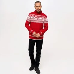 Brandit Troyer Norweger Pullover Red -Condo Clothing Shop 5029 38 Brandit Troyer Norweger Pullover Red 4 2