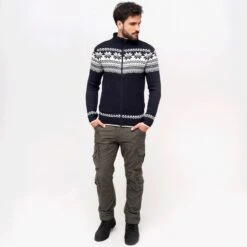 Brandit Cardigan Norweger Navy -Condo Clothing Shop 5030 8 Brandit Cardigan Norweger Navy 5 2