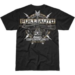 7.62 Design Full-Auto Pub T-Shirt Black