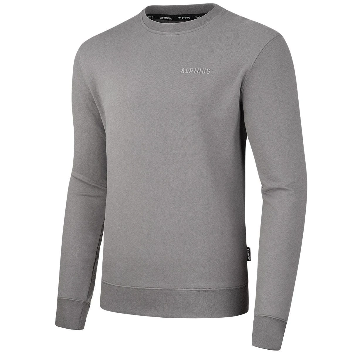 Alpinus Men City Bellagio Crewneck Gray 1 Alpinus Men City Bellagio Crewneck Gray