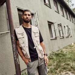 Brandit Hunting Vest Beige -Condo Clothing Shop Brandit Hunting Vest Beige 3 2