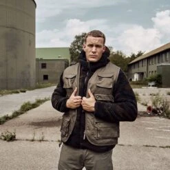 Brandit Hunting Vest Olive -Condo Clothing Shop Brandit Hunting Vest Olive 3 2