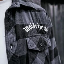 Brandit Motörhead Checkshirt Black-Gray 13 Brandit Motörhead Checkshirt Black-Gray -Condo Clothing Shop Brandit Motorhead Checkshirt Black Grey 7 2