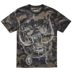Brandit Motörhead T-Shirt Warpig Print Dark Camo