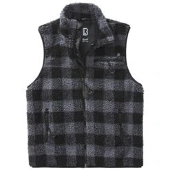 Brandit Teddyfleece Worker Vest Black/Gray 6 Brandit Teddyfleece Worker Vest Black/Gray -Condo Clothing Shop Brandit Teddyfleece Worker Vest Black Grey 3 1200x1200 2