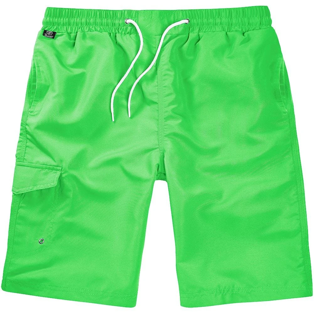 Brandit Swimshorts Lime 1 Brandit Swimshorts Lime