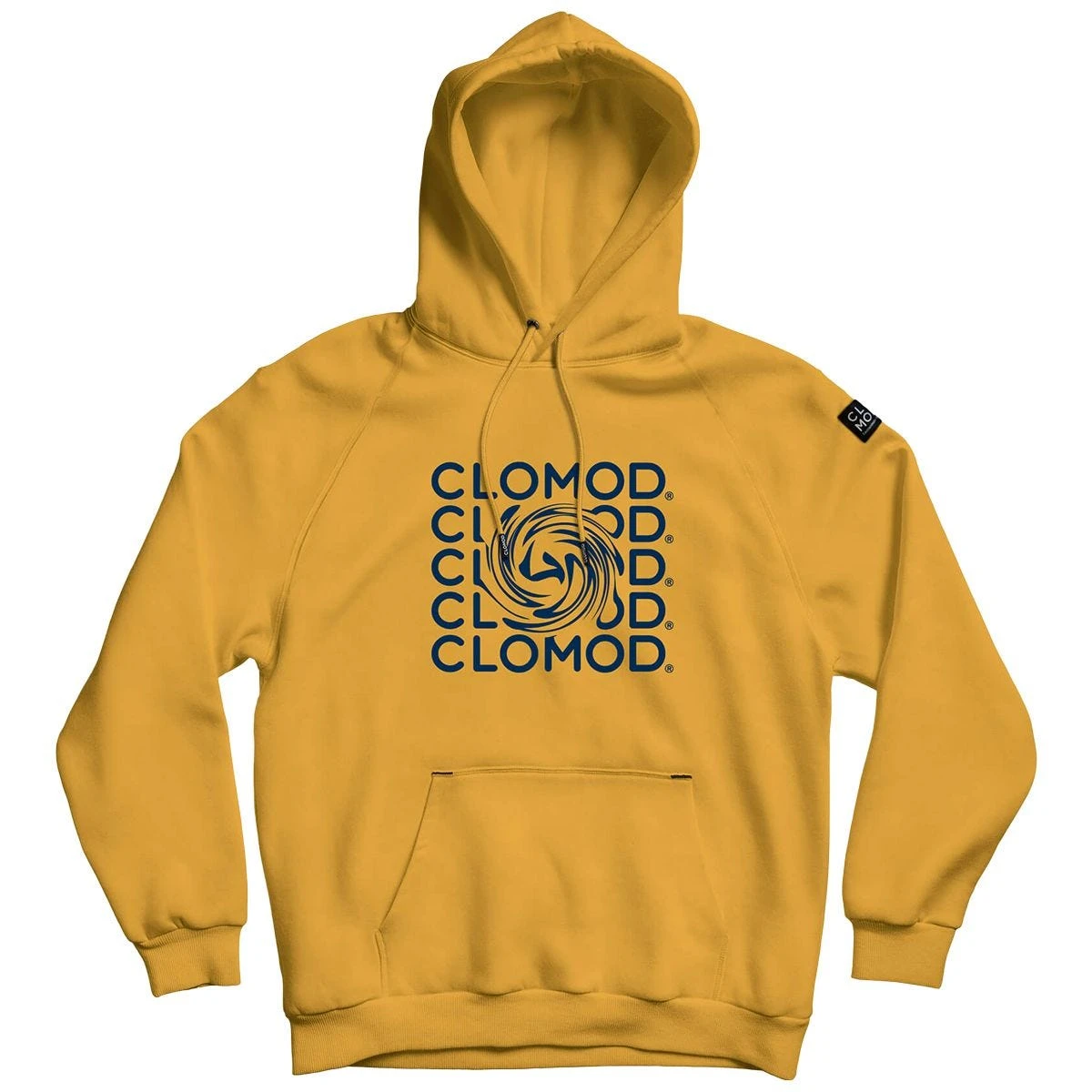 CLOMOD Hoodie "Twirl" Spicy Mustard Yellow 1 CLOMOD Hoodie "Twirl" Spicy Mustard Yellow