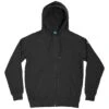 CLOMOD Hoodie Zip Sweater "Blank" Black