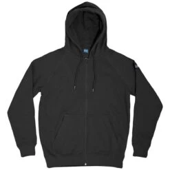 CLOMOD Hoodie Zip Sweater "Blank" Black