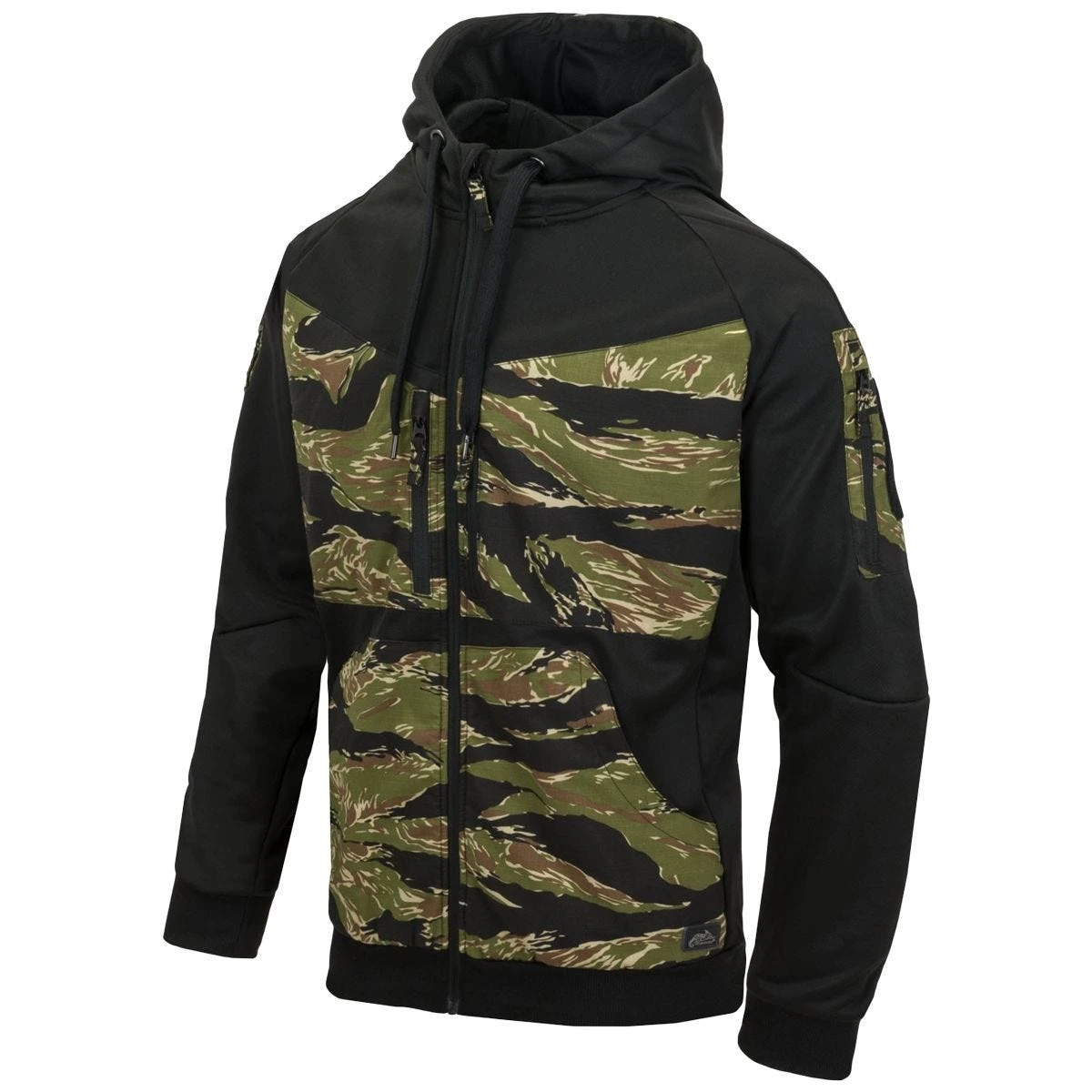 Helikon Rogue Hoodie Full Zip Black / Tiger Stripe 1 Helikon Rogue Hoodie Full Zip Black / Tiger Stripe