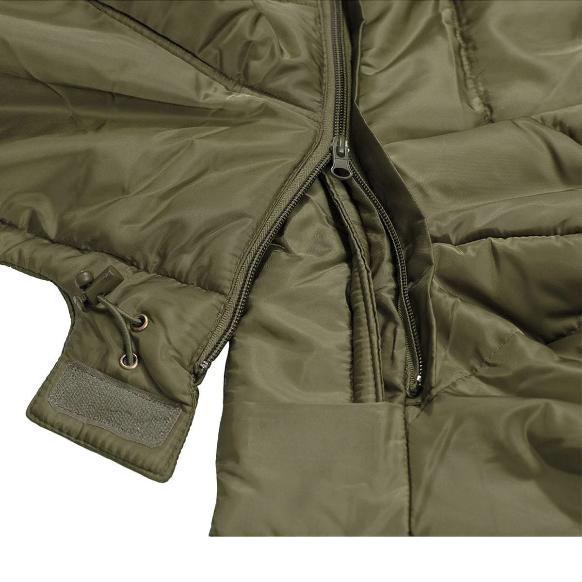 MFH Lined Vest With A Detachable Hood OD Green 4 MFH Lined Vest With A Detachable Hood OD Green - Image 4
