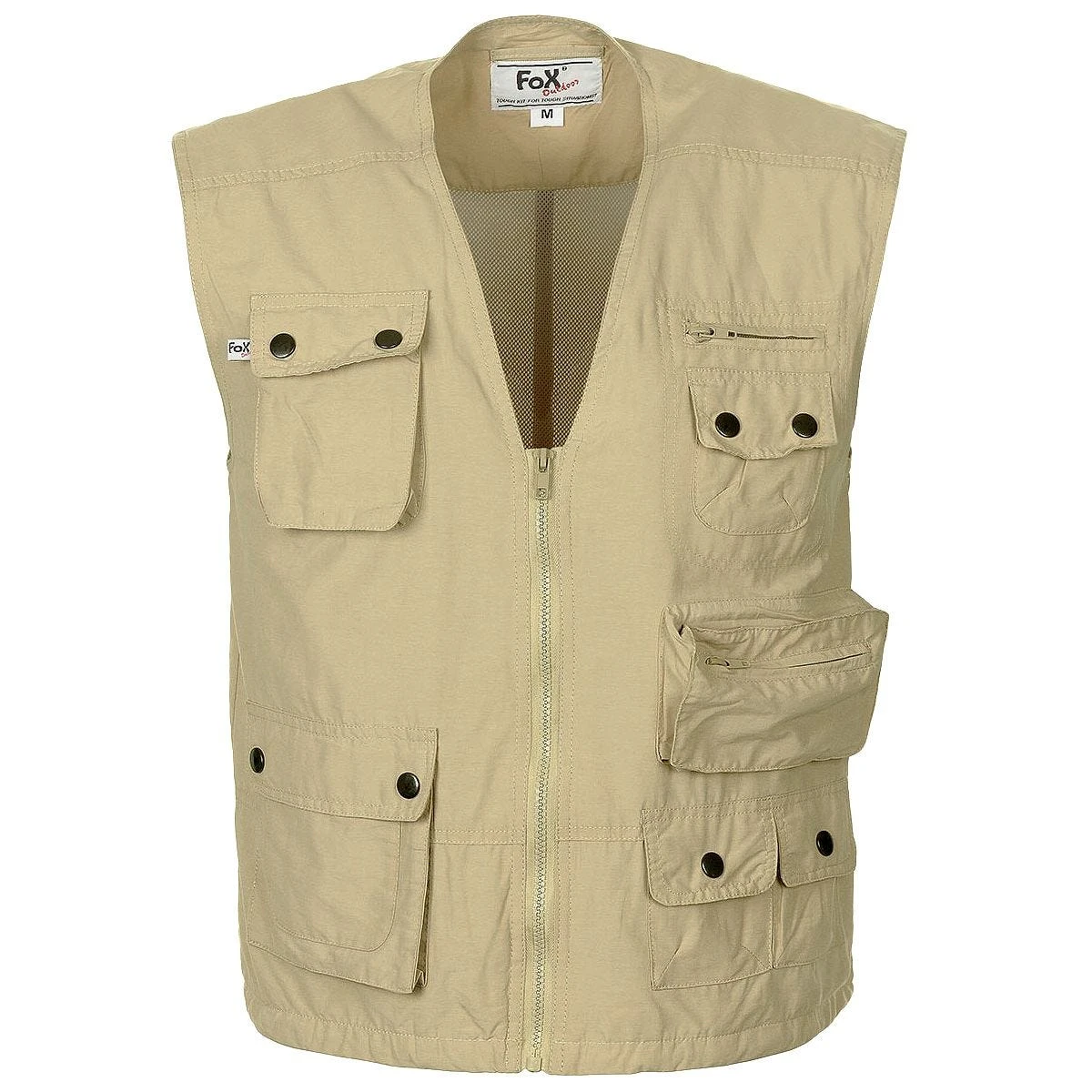 Fox Outdoor Microfibre Vest Khaki 1 Fox Outdoor Microfibre Vest Khaki