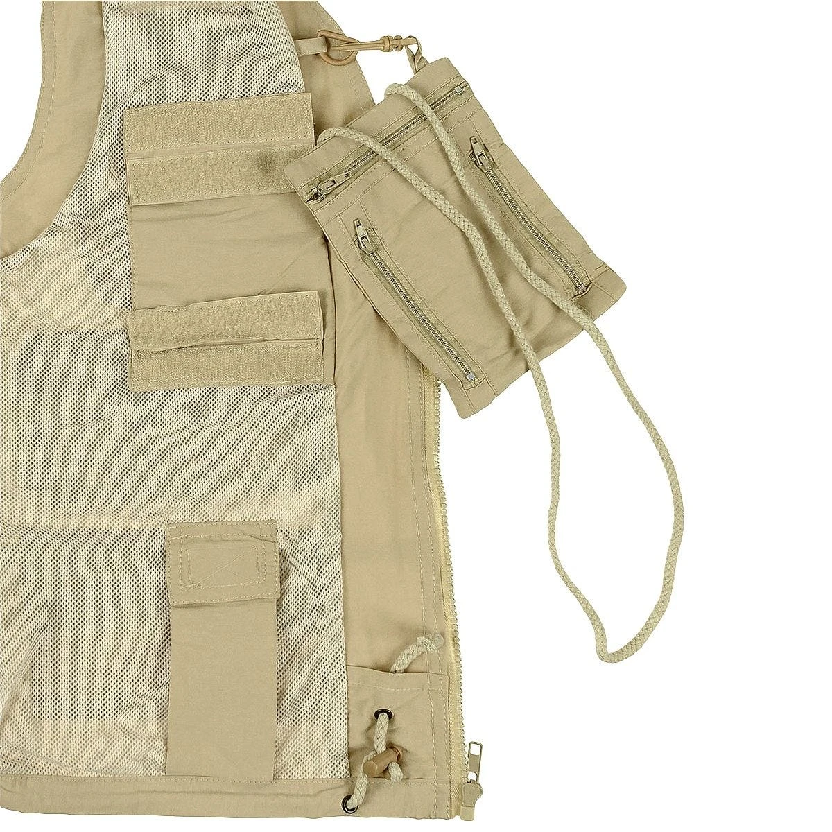 Fox Outdoor Microfibre Vest Khaki 3 Fox Outdoor Microfibre Vest Khaki - Image 3