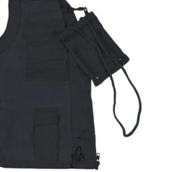Fox Outdoor Microfibre Vest Black -Condo Clothing Shop MFH 04303A Outdoor Vest Microfibre Black 003