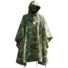 Mil-Tec Waterproof Poncho Ripstop Woodland