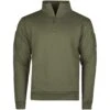 Mil-Tec Tactical Sweatshirt With Zipper Ranger Green