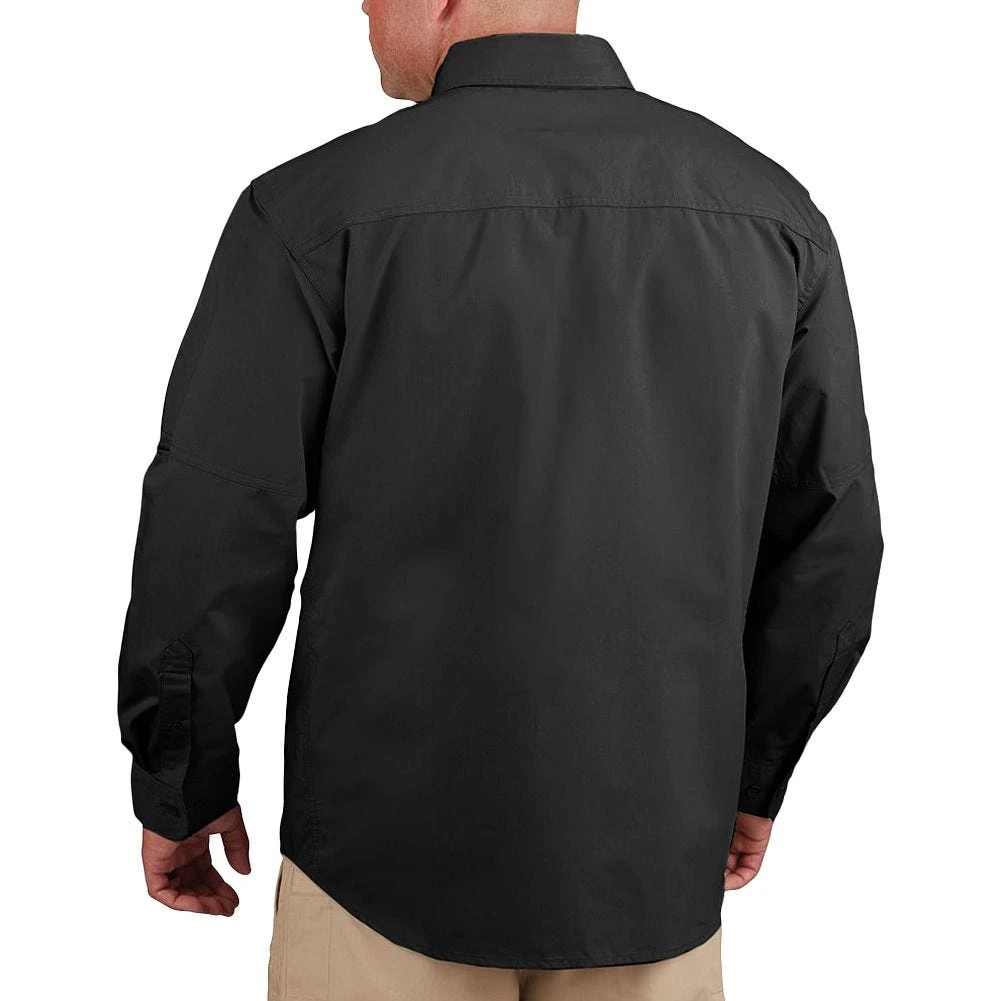 Propper Men's HLX Shirt Long Sleeve Black 4 Propper Men's HLX Shirt Long Sleeve Black - Image 4