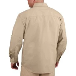 Propper Men's HLX Shirt Long Sleeve Khaki 5 Propper Men's HLX Shirt Long Sleeve Khaki -Condo Clothing Shop Propper HLX Shirt LS Khaki 3 1001x1001