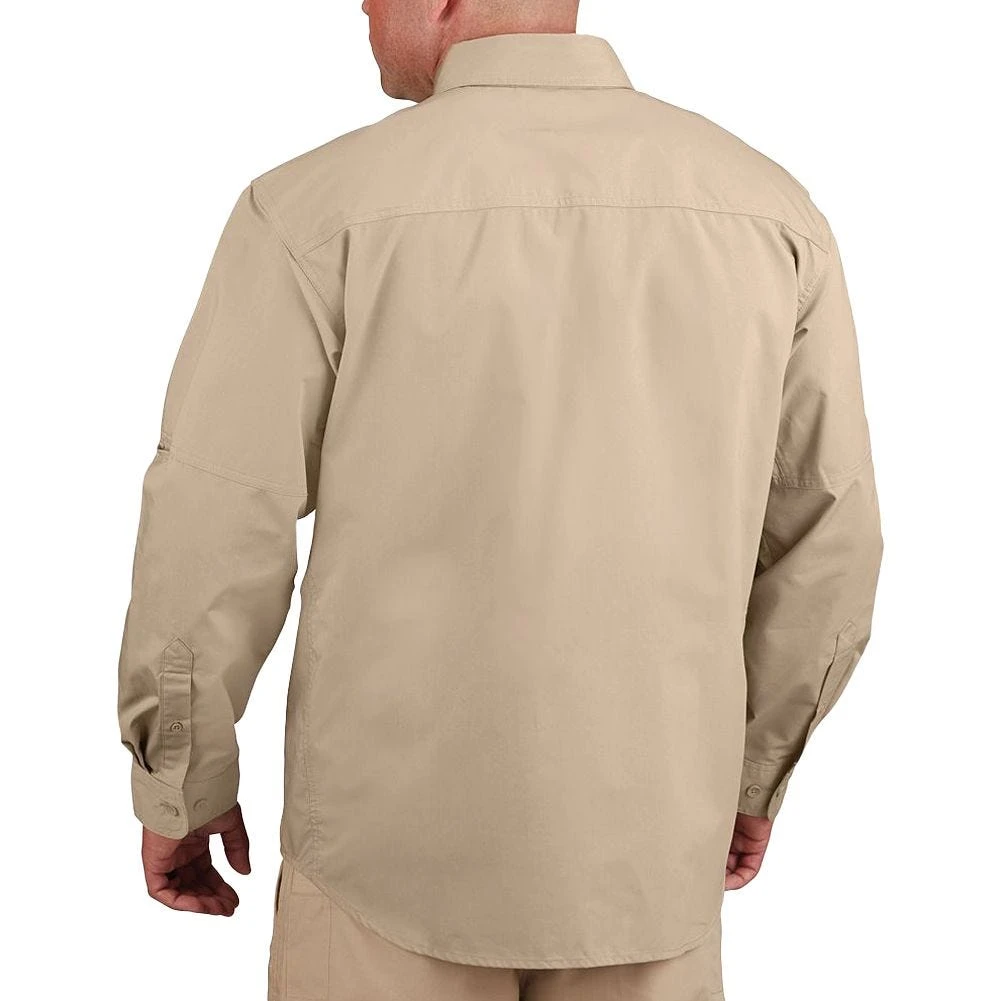 Propper Men's HLX Shirt Long Sleeve Khaki 3 Propper Men's HLX Shirt Long Sleeve Khaki - Image 3