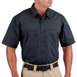Propper Men's HLX Shirt Short Sleeve LAPD Navy -Condo Clothing Shop Propper HLX Shirt SS Navy 3 1001x1001