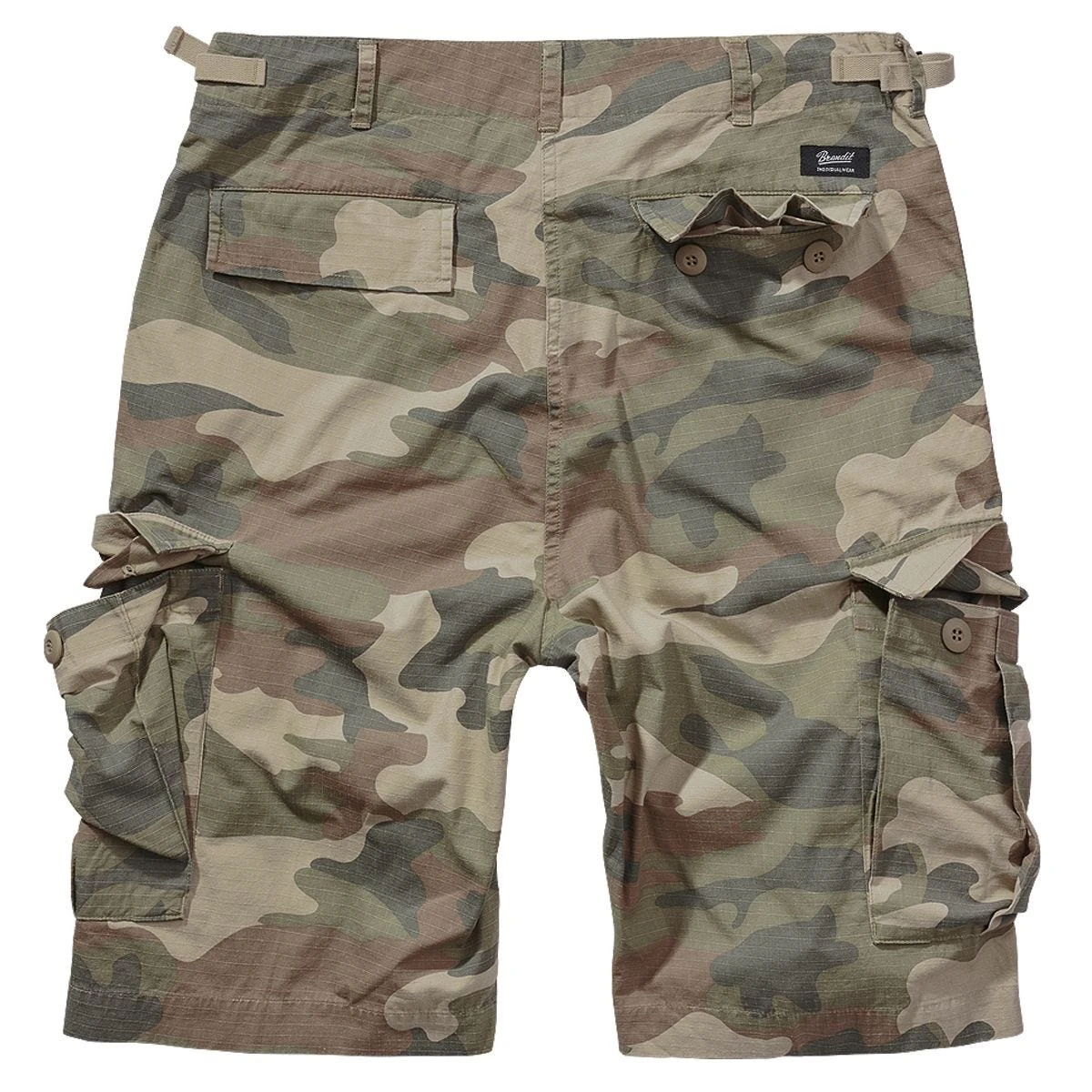 Brandit BDU Shorts Light Woodland 2 Brandit BDU Shorts Light Woodland - Image 2