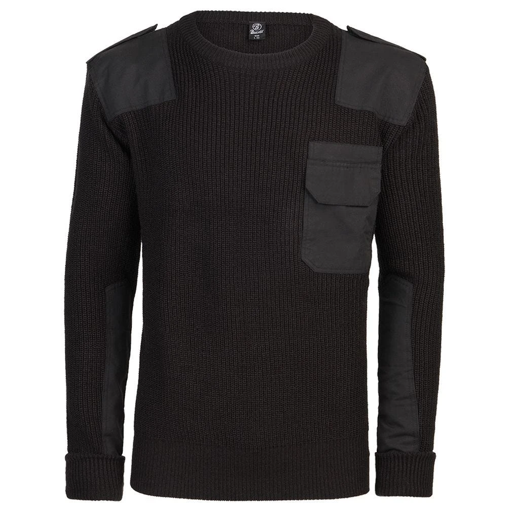 Brandit BW Pullover Black 1 Brandit BW Pullover Black