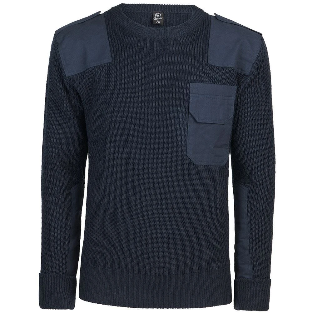 Brandit BW Pullover Navy 1 Brandit BW Pullover Navy