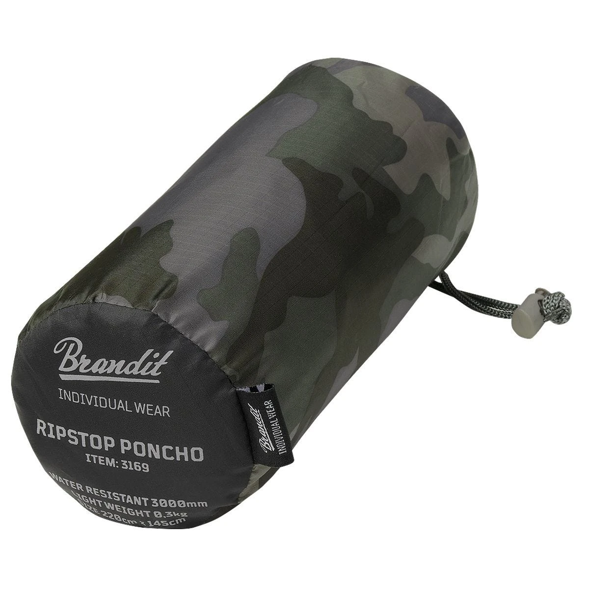 Brandit Ripstop Poncho Dark Camo 2 Brandit Ripstop Poncho Dark Camo - Image 2