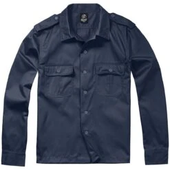 Brandit US Shirt Long Sleeve Navy