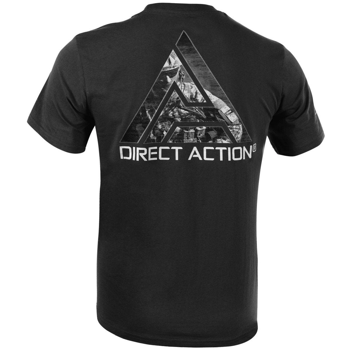 Direct Action Logo D.A. 3 T-shirt Black 4 Direct Action Logo D.A. 3 T-shirt Black - Image 4