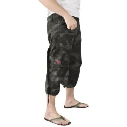 Surplus Engineer Vintage 3/4 Shorts Black Camo -Condo Clothing Shop engineer trousers black camo 33 1