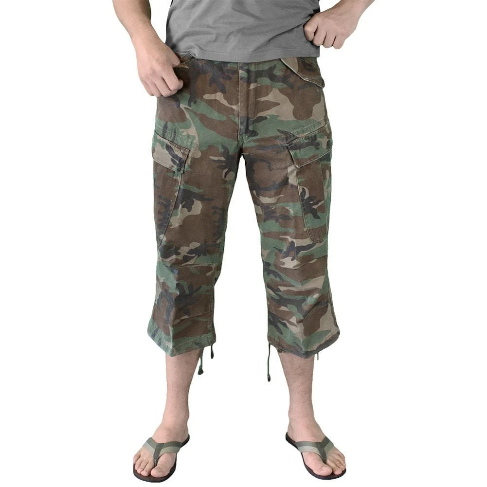 Surplus Engineer Vintage 3/4 Shorts Woodland 2 Surplus Engineer Vintage 3/4 Shorts Woodland - Image 2