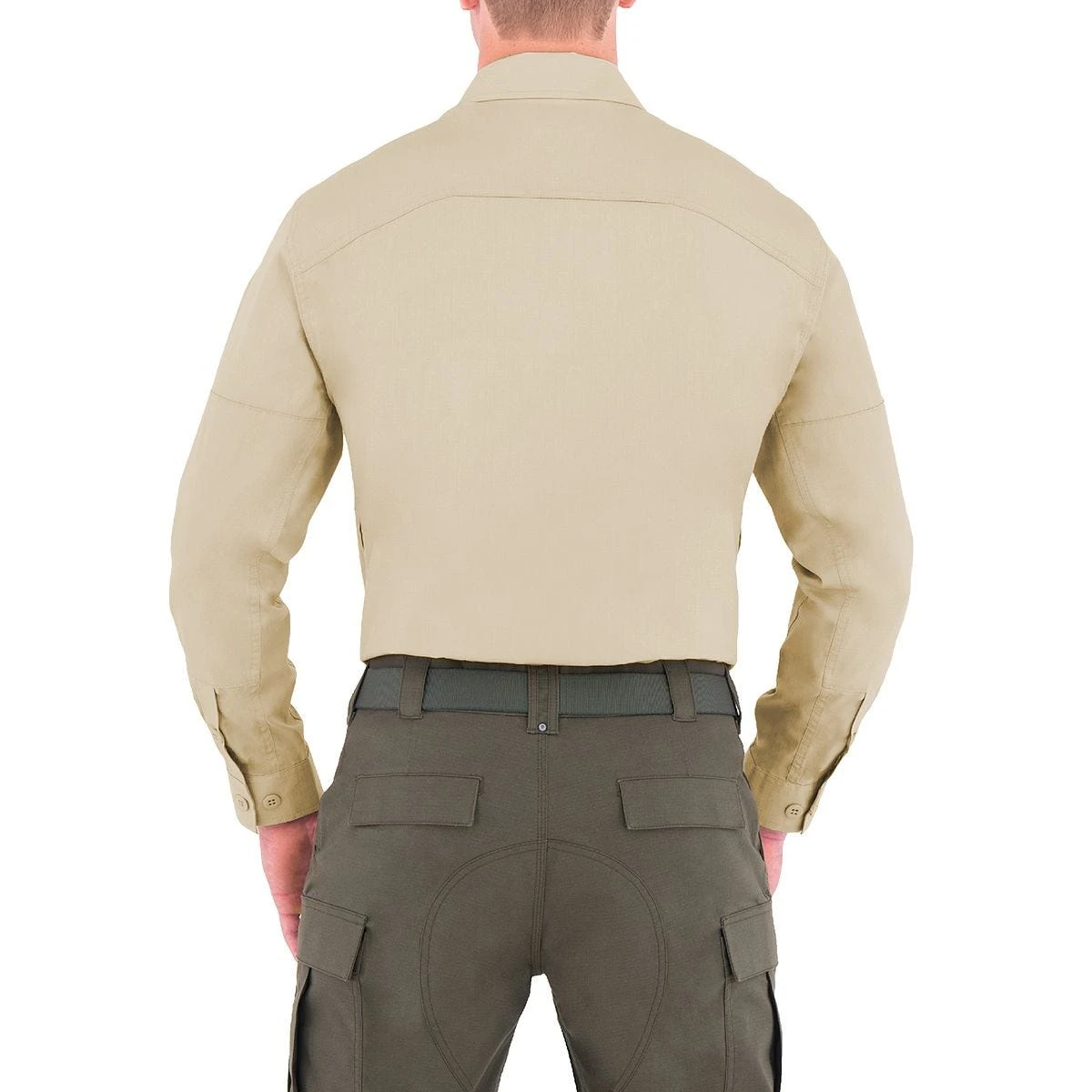 First Tactical Men's Specialist Long Sleeve BDU Shirt Khaki 3 First Tactical Men's Specialist Long Sleeve BDU Shirt Khaki - Image 3