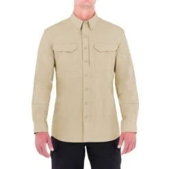 First Tactical Men's Specialist Long Sleeve Tactical Shirt Khaki -Condo Clothing Shop first tactical MensSpecialistLongSleeveTacticalShirt KHAKI ALL 3 1