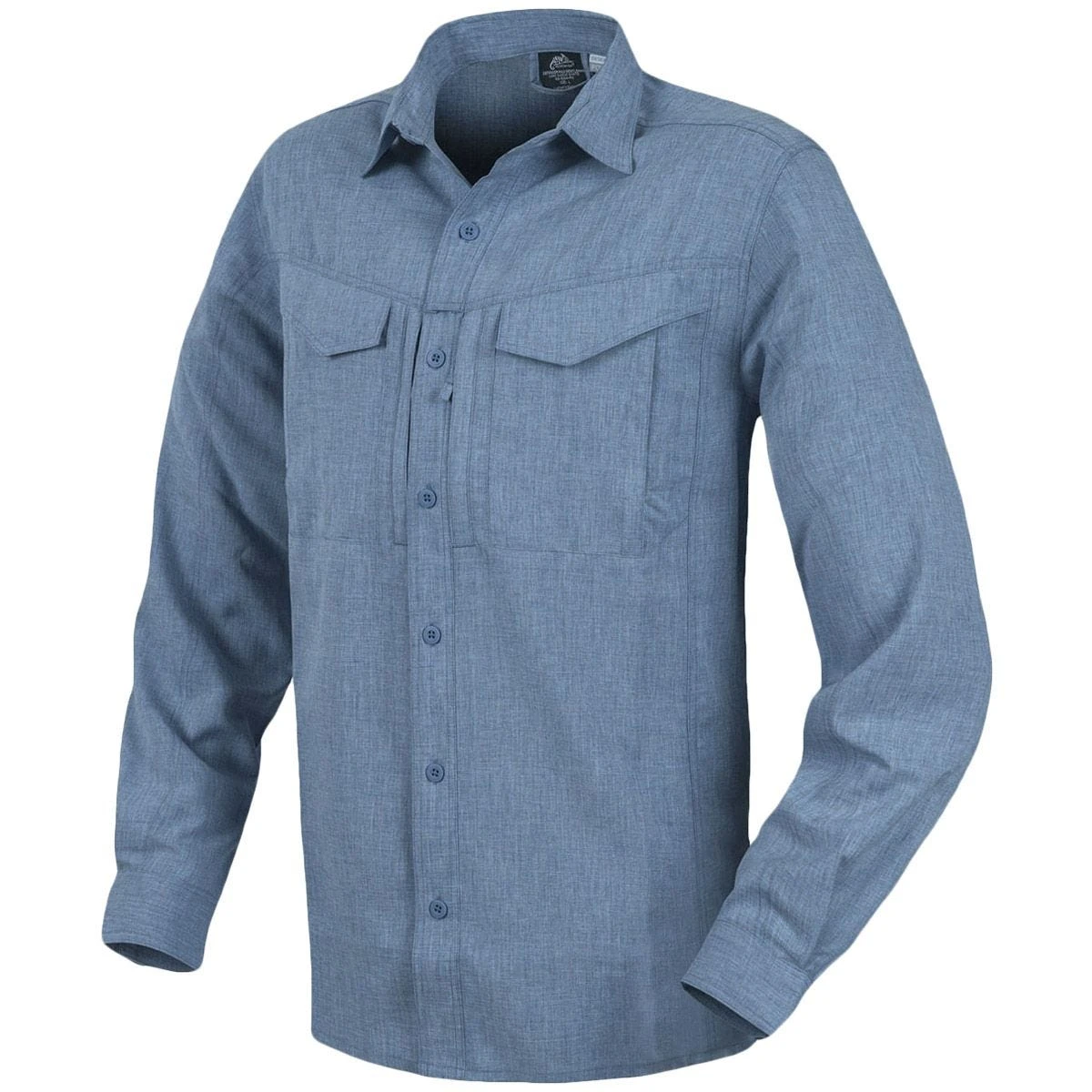 Helikon Defender Mk2 Gentleman Long Sleeve Shirt Melange Blue 1 Helikon Defender Mk2 Gentleman Long Sleeve Shirt Melange Blue