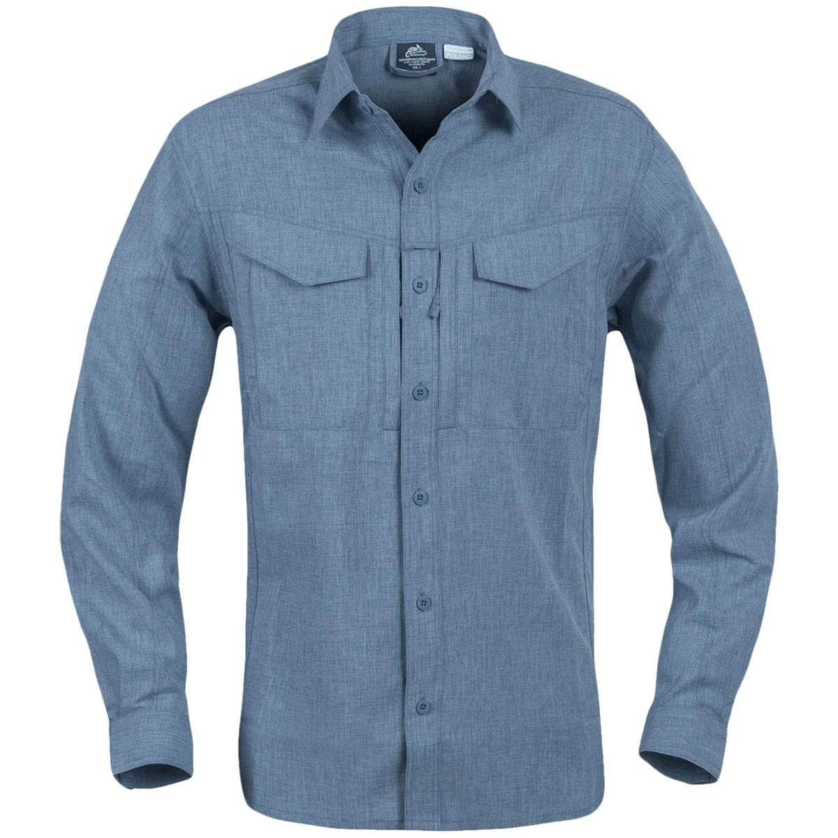 Helikon Defender Mk2 Gentleman Long Sleeve Shirt Melange Blue 2 Helikon Defender Mk2 Gentleman Long Sleeve Shirt Melange Blue - Image 2