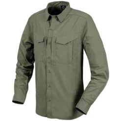 Helikon Defender Mk2 Tropical Shirt Long Sleeve Dark Olive