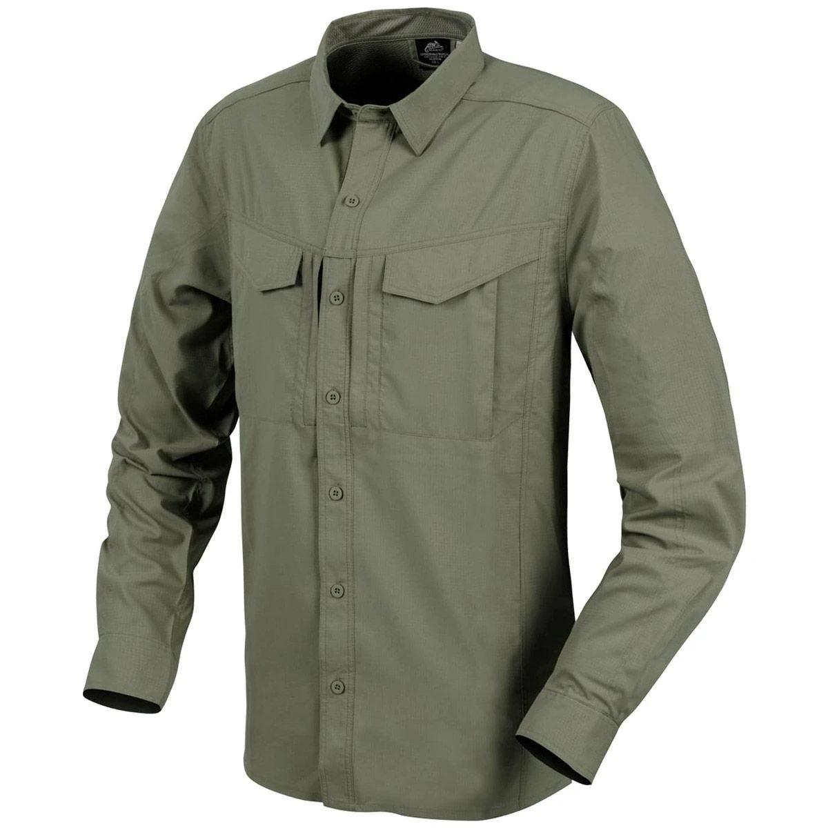 Helikon Defender Mk2 Tropical Shirt Long Sleeve Dark Olive 1 Helikon Defender Mk2 Tropical Shirt Long Sleeve Dark Olive