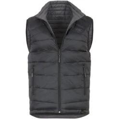 Highlander Reversible Gilet Black / Gray Slate 8 Highlander Reversible Gilet Black / Gray Slate -Condo Clothing Shop highlander reversible gilet black grey slate 4