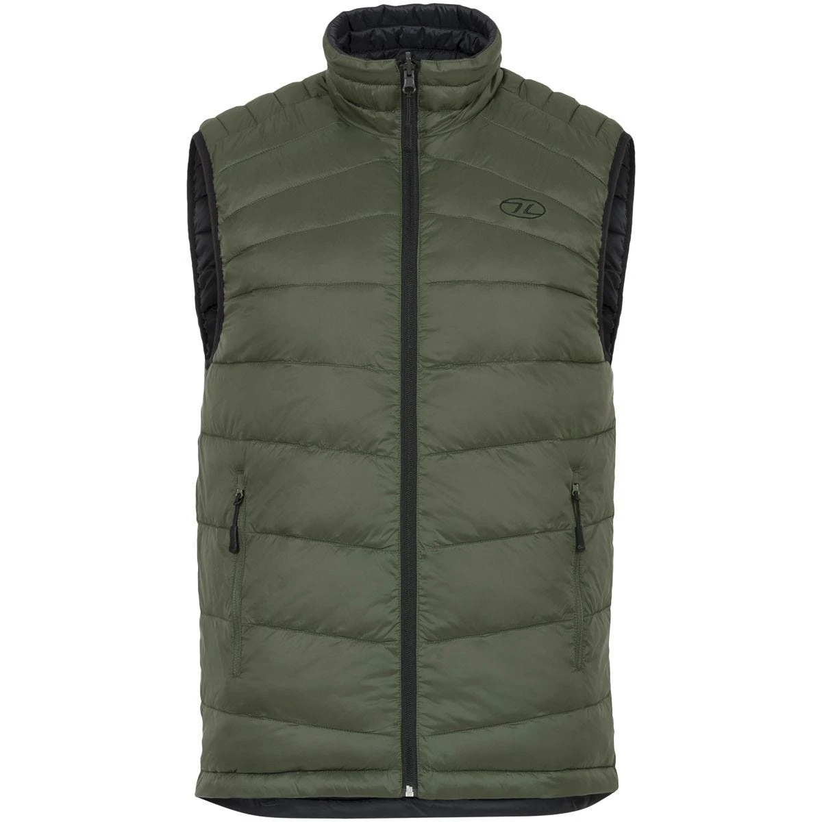 Highlander Reversible Gilet Black / Olive 2 Highlander Reversible Gilet Black / Olive - Image 2