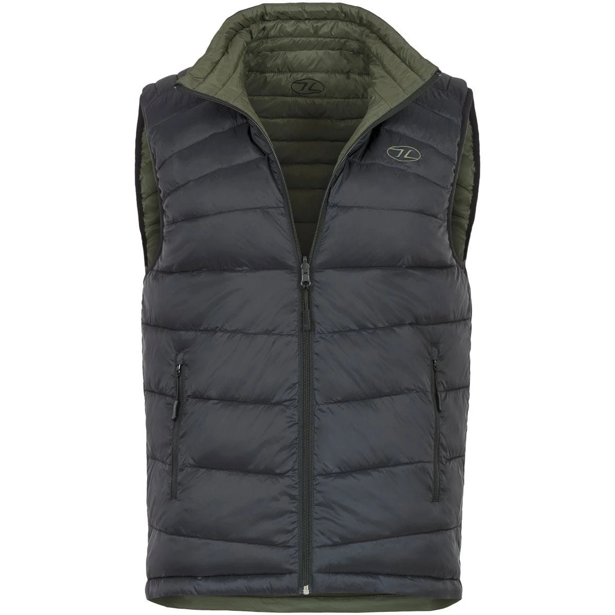 Highlander Reversible Gilet Black / Olive 3 Highlander Reversible Gilet Black / Olive - Image 3