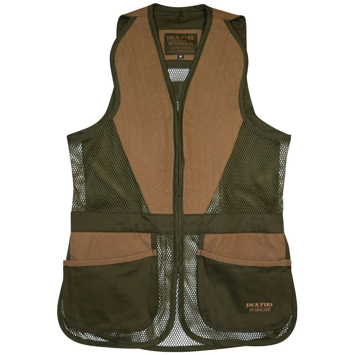 Jack Pyke Sporting Skeet Vest Green 1 Jack Pyke Sporting Skeet Vest Green