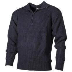 MFH Navy Sweater Acrylic Navy Blue