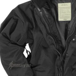 Mil-Tec ECWCS Jacket With Fleece Black -Condo Clothing Shop mil tec ecwcs jacket black 5 1