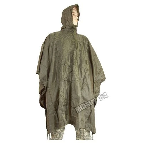 Waterproof Poncho Ripstop Olive 2 Waterproof Poncho Ripstop Olive - Image 2
