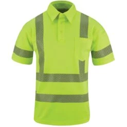 Propper I.C.E. ANSI III Men's Performance Polo Short Sleeve Hi-Viz Yellow