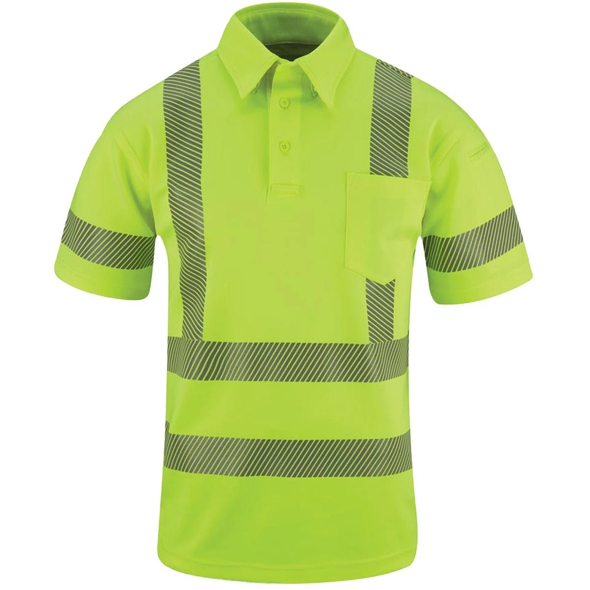 Propper I.C.E. ANSI III Men's Performance Polo Short Sleeve Hi-Viz Yellow 1 Propper I.C.E. ANSI III Men's Performance Polo Short Sleeve Hi-Viz Yellow